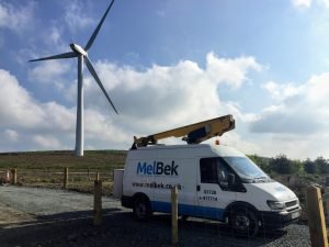 4G wind farm van mounted MEWP